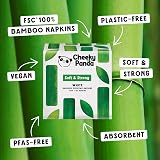 The Cheeky Panda Bamboo Cocktail Napkins 3-Ply 3000 Naps Eco Friendly view 3