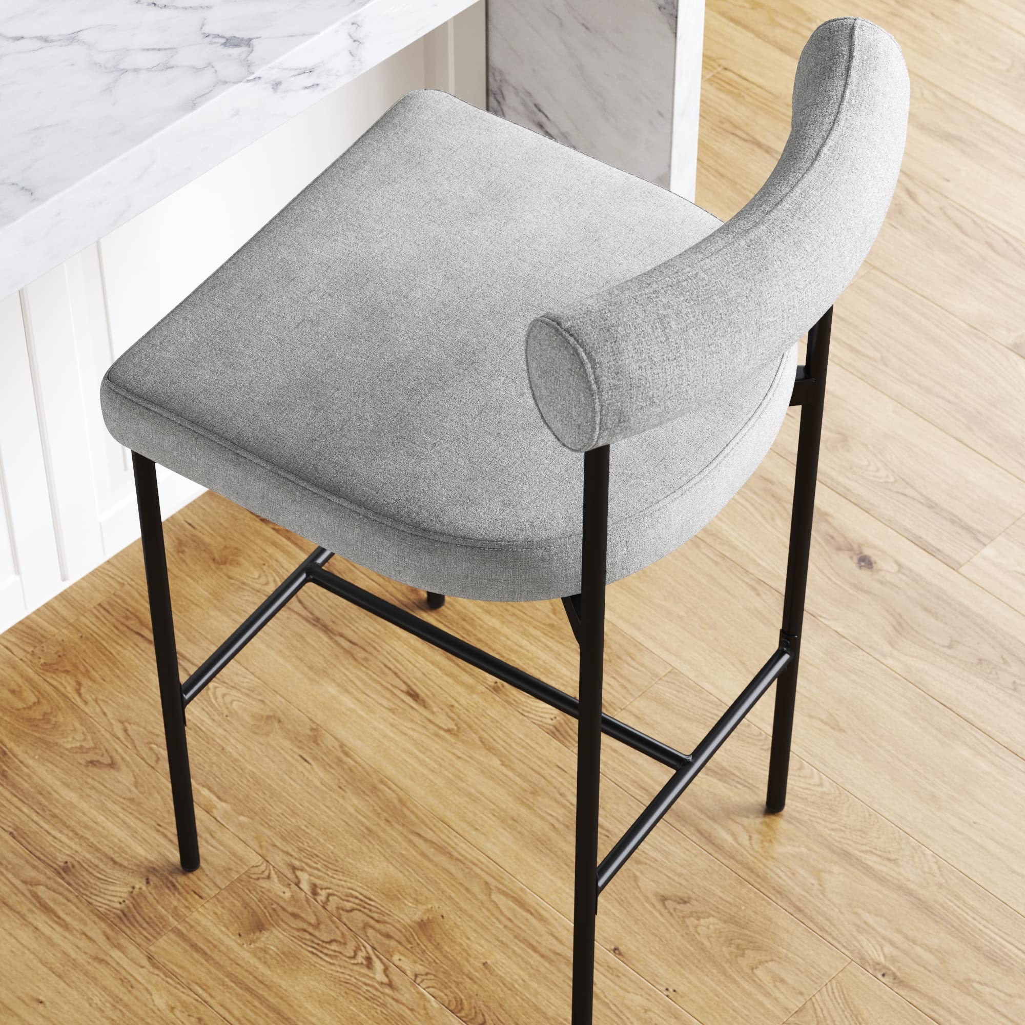 Nathan James Dahlia Counter Height Chair, Modern