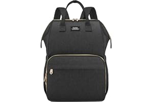 CURMIO Breast Pump Bag Backpack Compatible for Spectra S1, S2, Medela, Pumping Tote with Compartment for Cooler Bag, with Padded Laptop Sleeve for Working Moms, Black