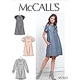 McCall's Patterns McCall's Women's Looe Fit Knee Length Dress, Sizes 14-22 Sewing Pattern, Plain
