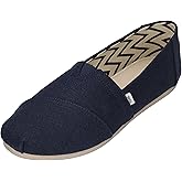 Toms Womens Classic Alpargata with Heritage Canvas Navy 1, 7.5 Medium