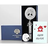 Housewarming Wind Chime with Tree of Life Wind Spinner - Housewarming Gifts for New House - House Warming Gift Ideas for New Homeowners - House Warming Gifts New Home Couple