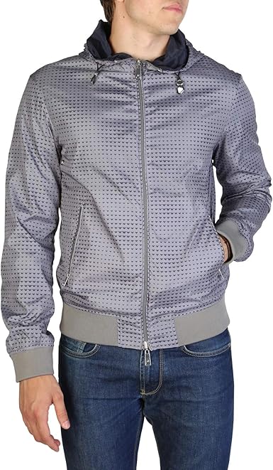 armani jeans reversible jacket