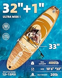 SOWM Inflatable Paddle Board with Sup