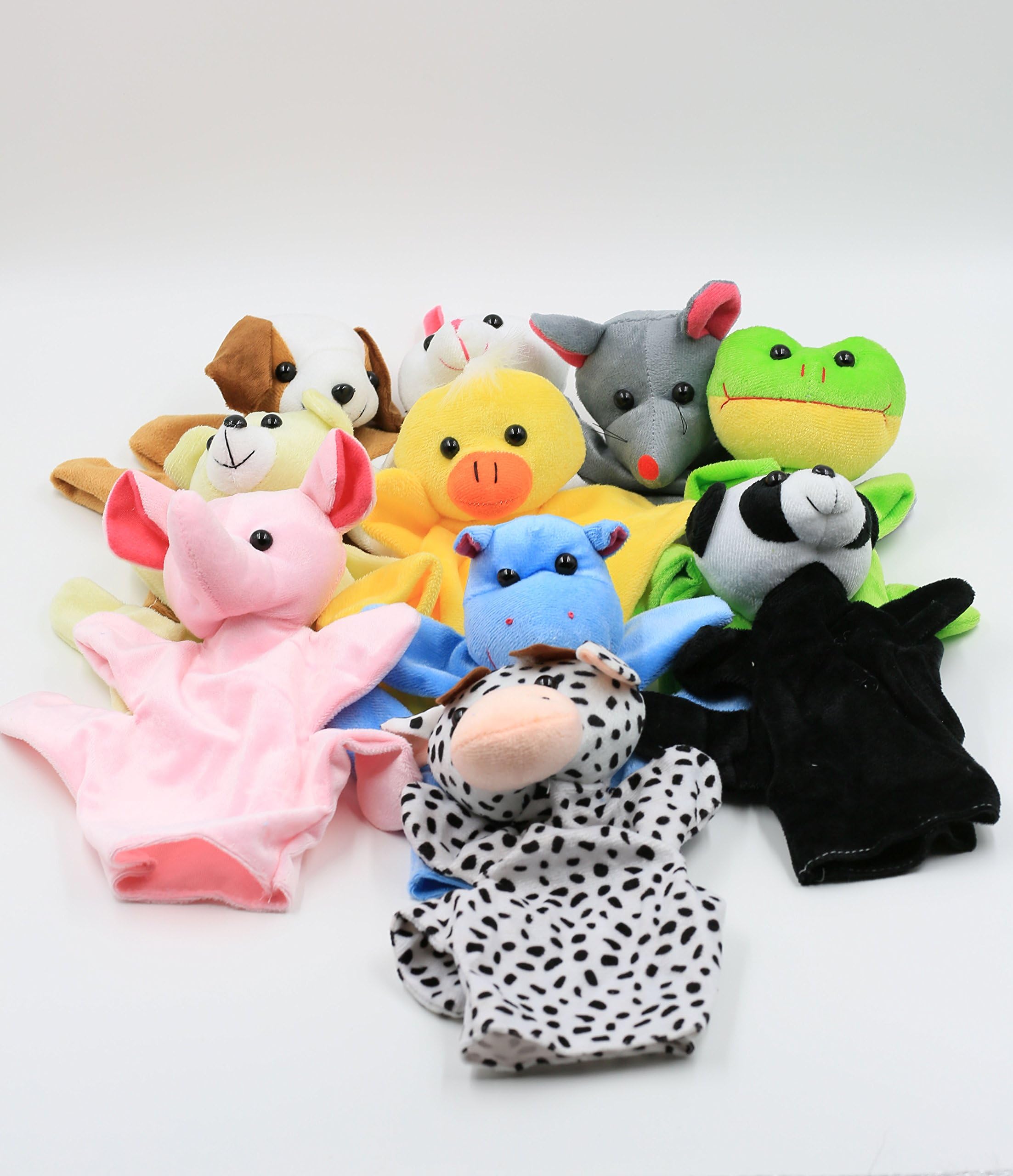 XKX 10Set Cute Animal Hand Puppets Toys for Kids,Lots of fun by XKX