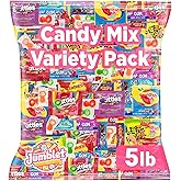 Amazon.com: Bulk Candy Mix Variety Pack - 5lb Pack of Individually ...