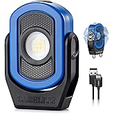 CARELITE Magnetic Work Light – 780 Lumen Compact Pocket Light, Rechargeable 3000mAh, 360° Pivot, Durable & Portable for Mecha