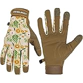 HANDLANDY Women Safety Work Gloves Utility Touch Screen Working Grip Glove for Yardwork Gardening Breathable Mechanic Gloves