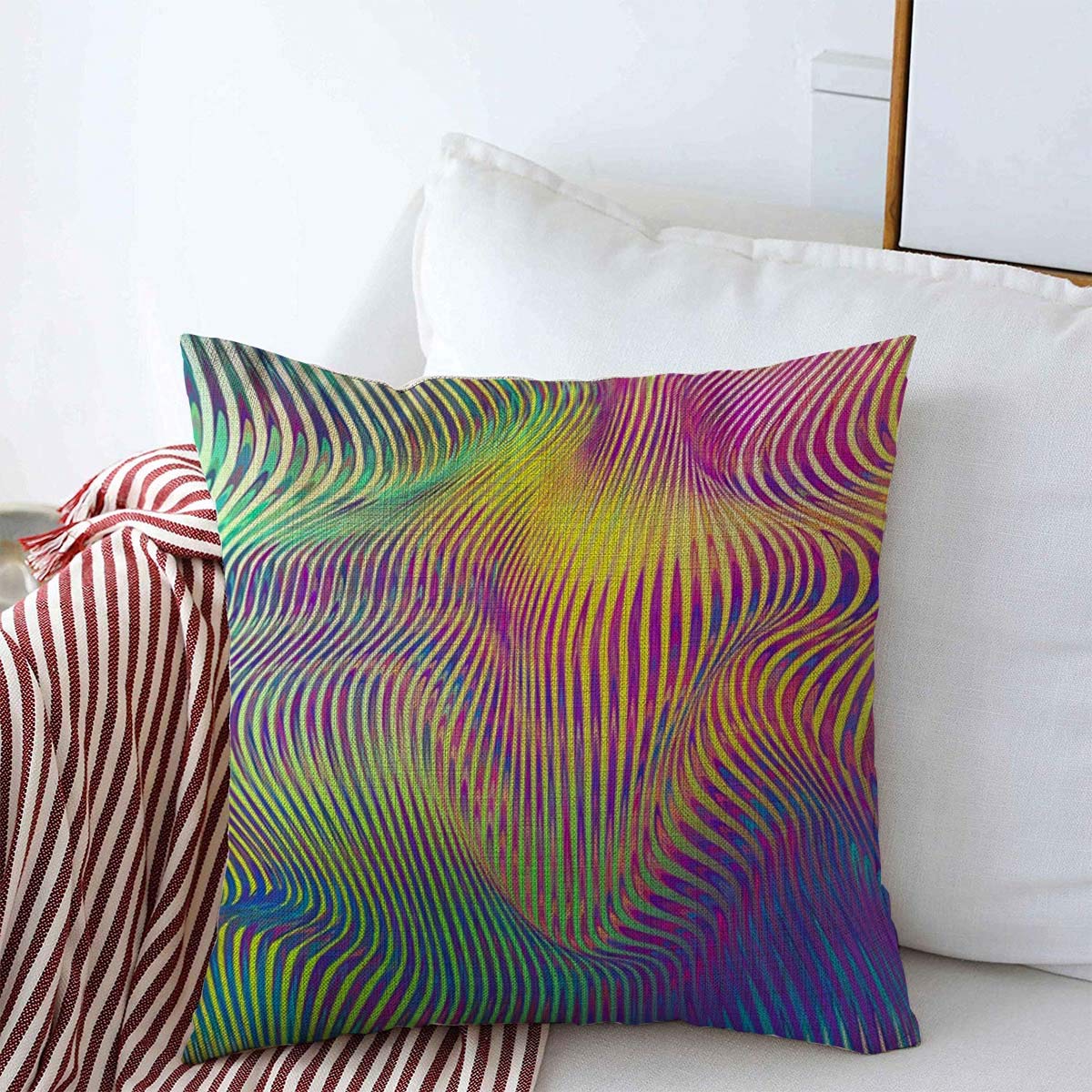 Which Is The Best Rainbow Stripes Iridescent Home Decor