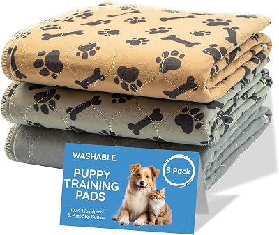 Magnus Creations Reusable 5-Layer Dog Pee Pads 76x91 cm 3-Pack