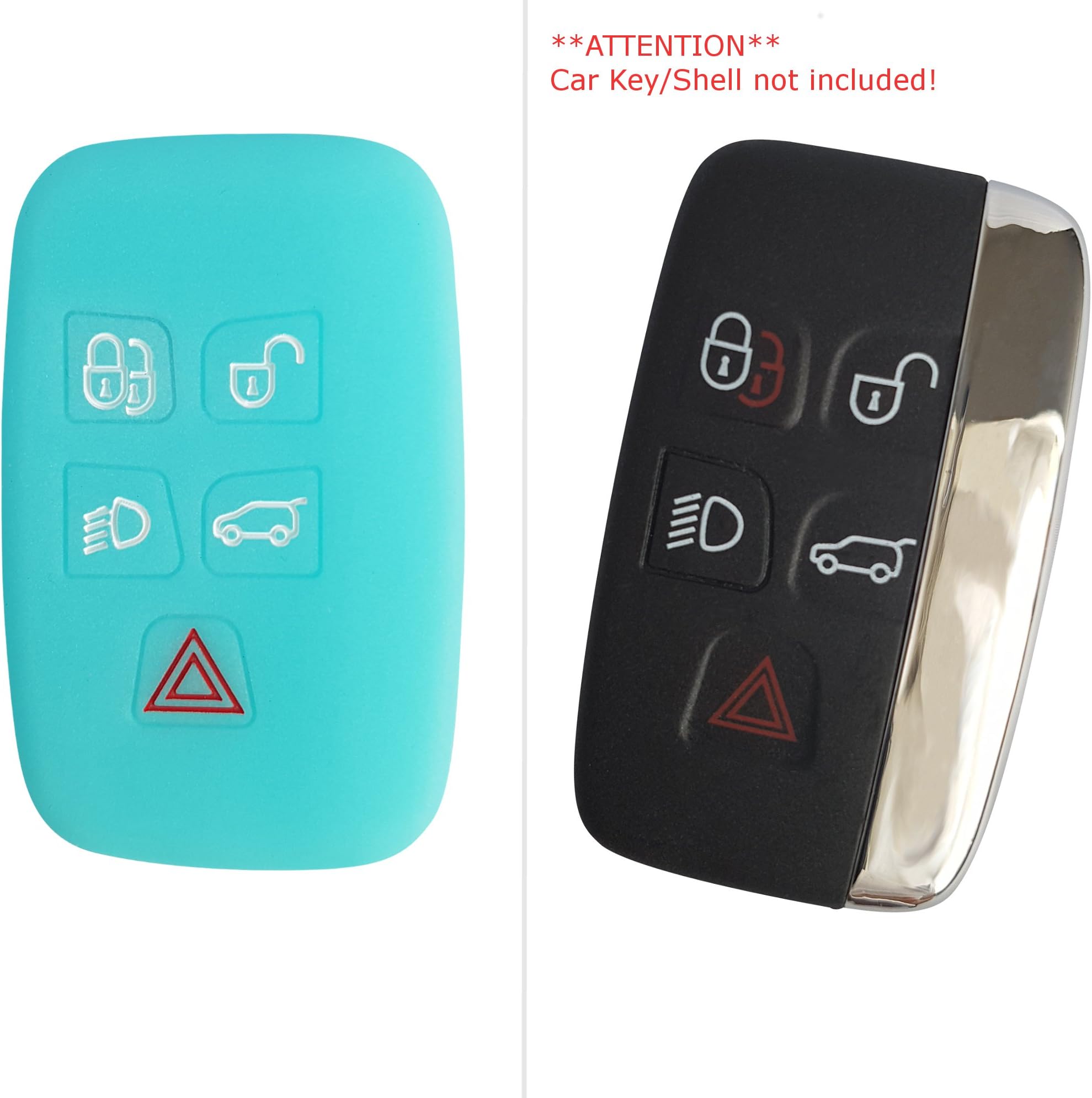 CK+ Jaguar Car Key Case/Key Cover Silicone for XE XF XJ E-Pace F-Pace F-Type