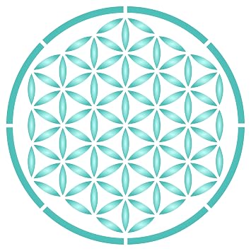 Flower Of Life Stencil 325 X 325 Inch Xs Reusable Sacred Geometry Mandala Wall Stencil Template Use On Paper Projects Scrapbook Journal