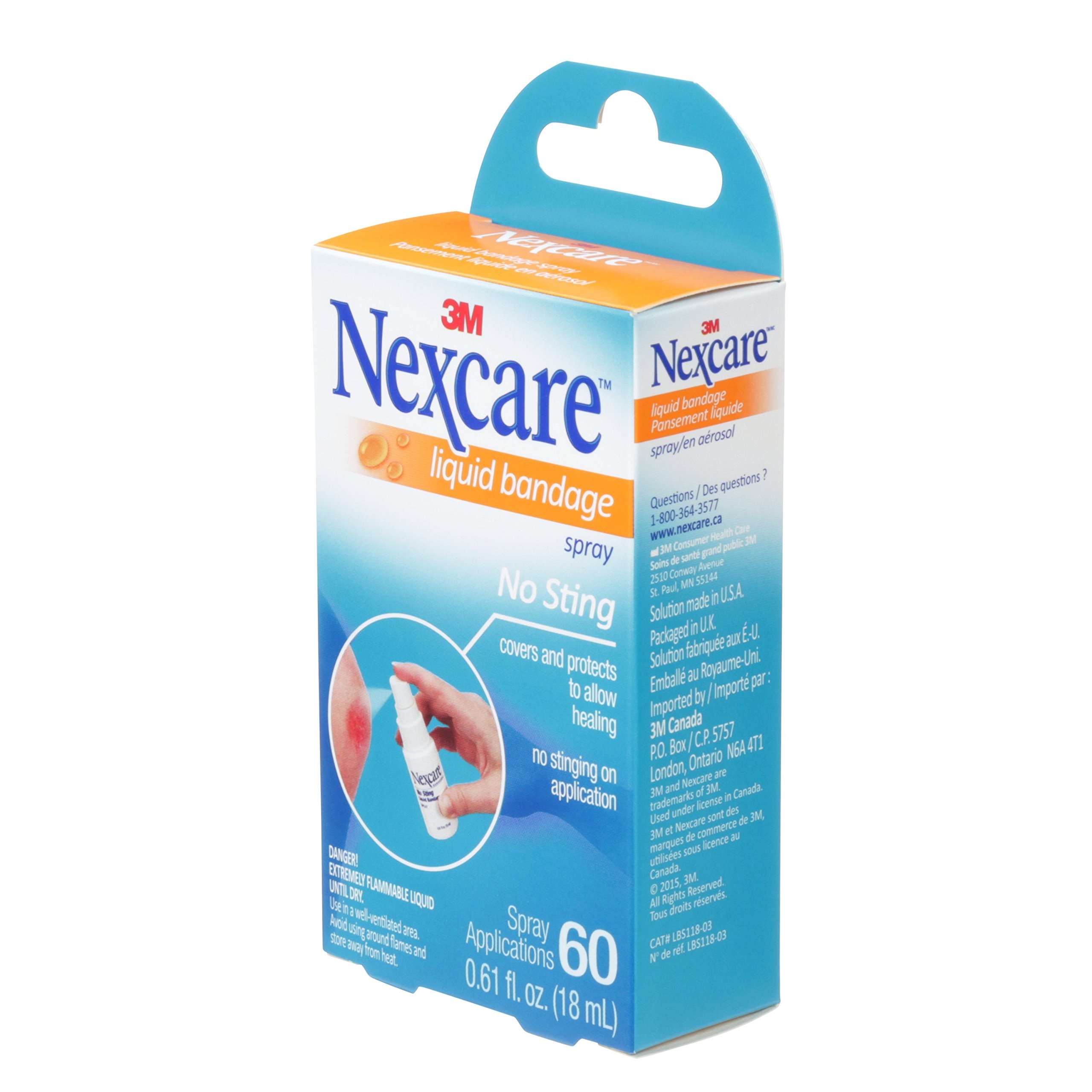Galleon Nexcare NoSting Liquid Bandage .61 Fluid Ounces