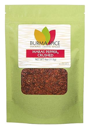 Burma Spice Maras Pfeffer Boden Verweilenden Mittlere Hitze Turkisch 4 Unzen Amazon De Lebensmittel Getranke