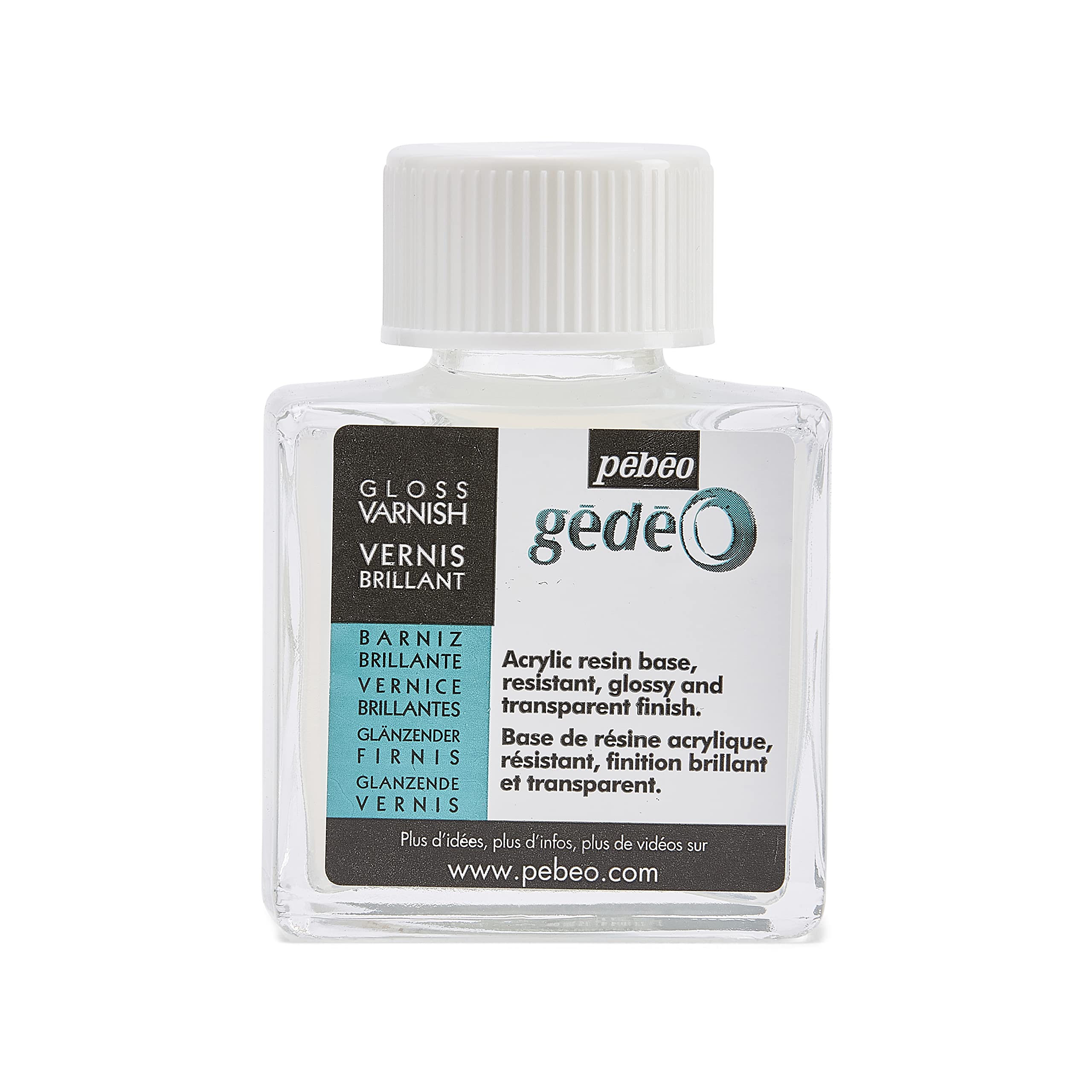 PEBEO Gédéo 75 ml Gloss Finishing Varnish, 3.5 x 6 x 8.5 cm, Transparent