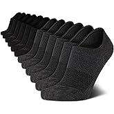 AND1 Mens Liner Socks - 12 Pack Athletic Shoe Sock Liners - Lightweight Performance No Show Socks for Men (6-12.5)