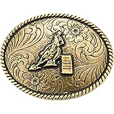 LYTOPTOP Western Riding Horse Belt Buckle for Men Women│Texas Rodeo Christmas Halloween Belt Buckles Gifts