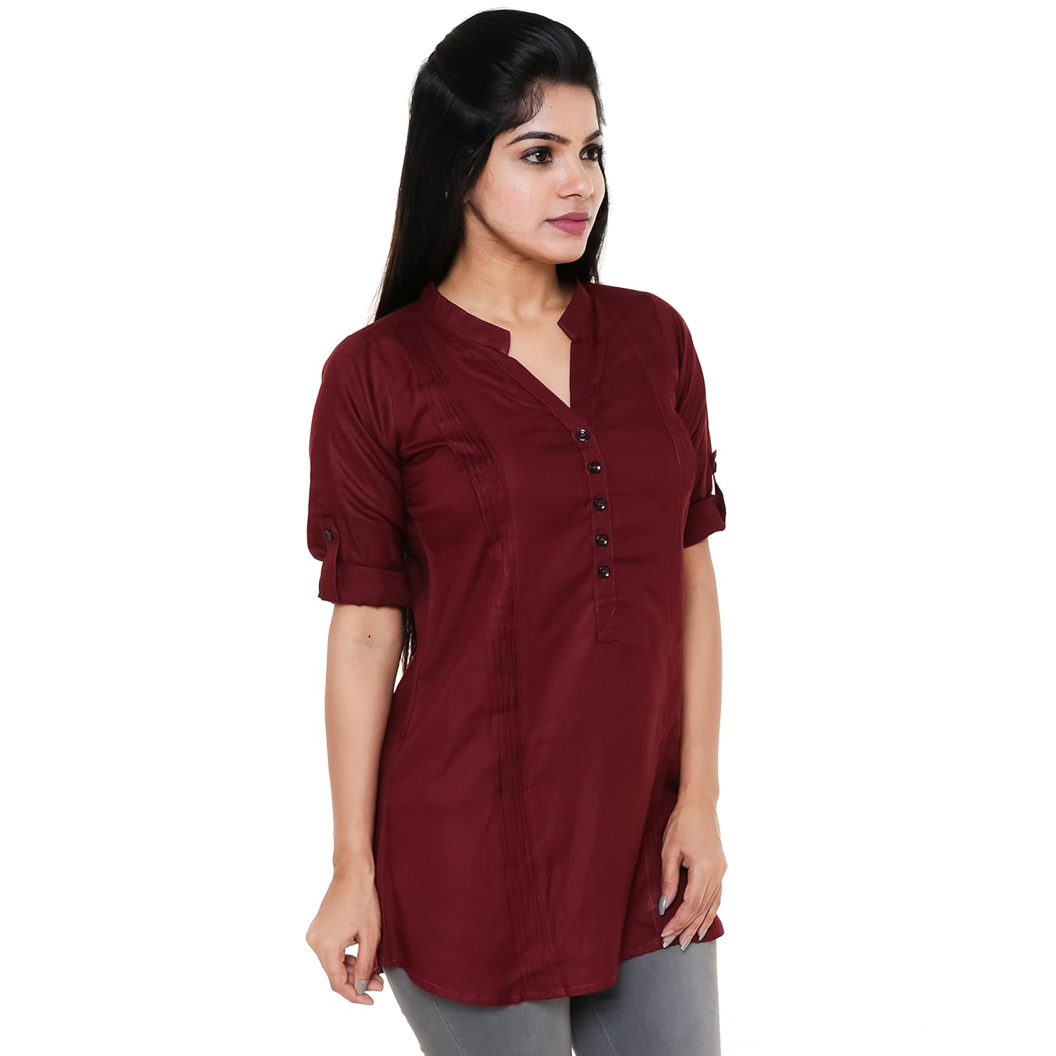 easy 2 wear women's cotton tunic top (multicolour)