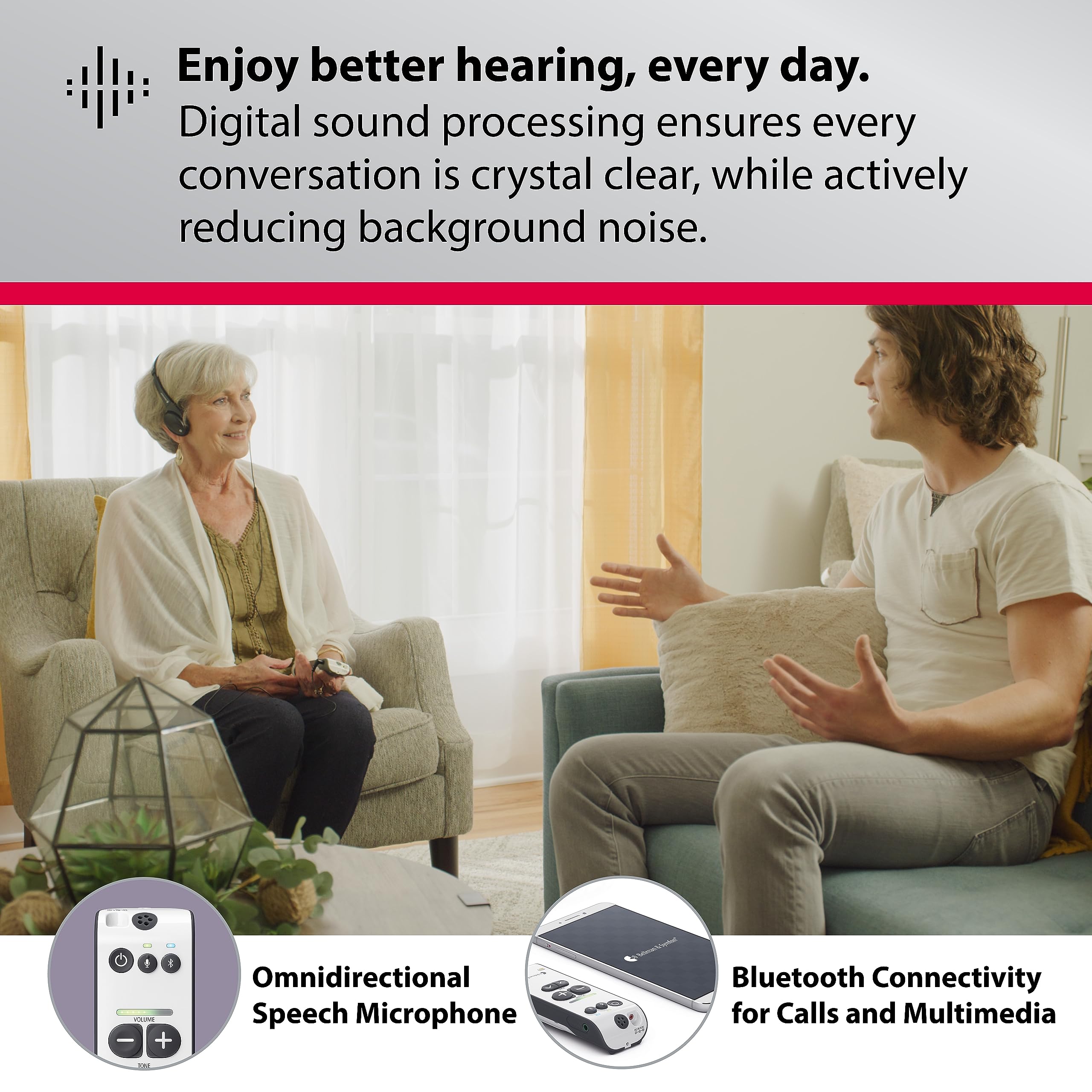 Neckloop Bellman Mua Bellman & Symfon Maxi Pro Bluetooth Hearing Amplifier with Neck ...