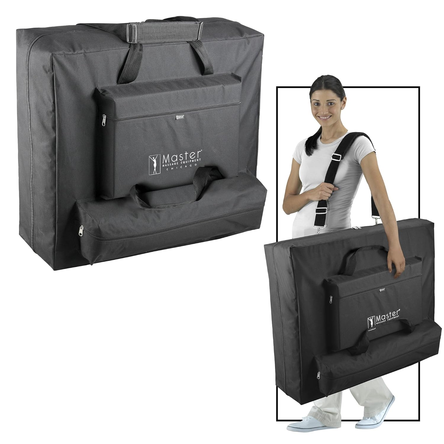 Master Massage 30" Del Ray Pro Portable Massage Table Package, Sand Color, Luxurious with 3" Thick Cushion of Foam: Health & Personal Care