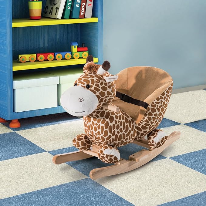giraffe baby rocker