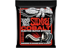 Ernie Ball Skinny Top Heavy Bottom Slinky Cobalt Electric Guitar Strings, 10-52 Gauge (P02715)