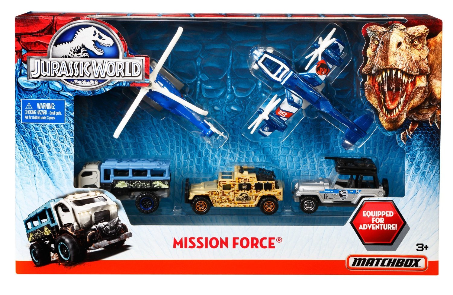 Matchbox Mattel DFW20 Jurassic World vehículos misión Especial Amazon