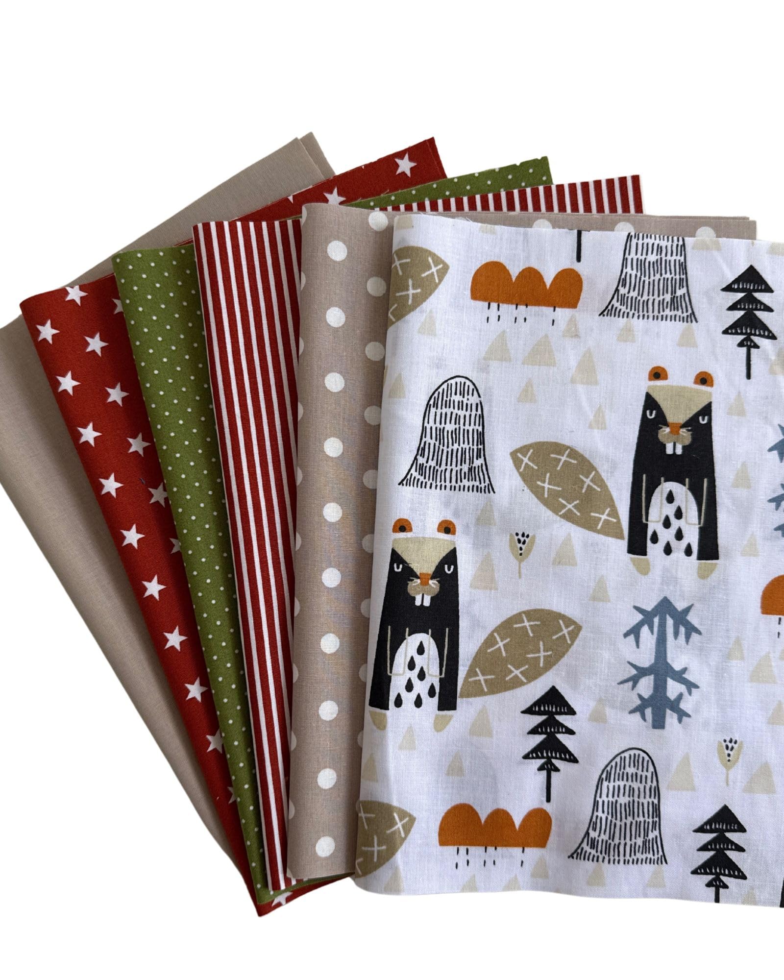 Fabric Package Patchwork Cotton Fabrics 12 x (25 x 35 cm) Yellow Grey