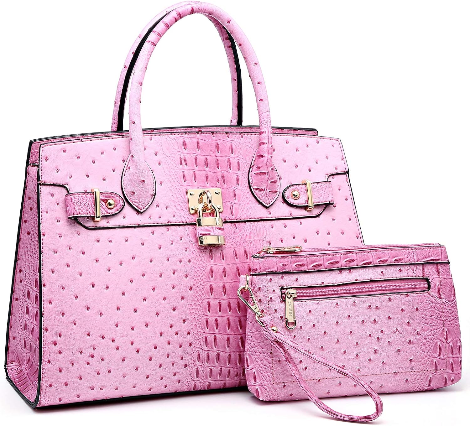 Dasein Women Handbags and Purses Ladies Shoulder Bag Top Handle Satchel Tote Work Bag with Wallet