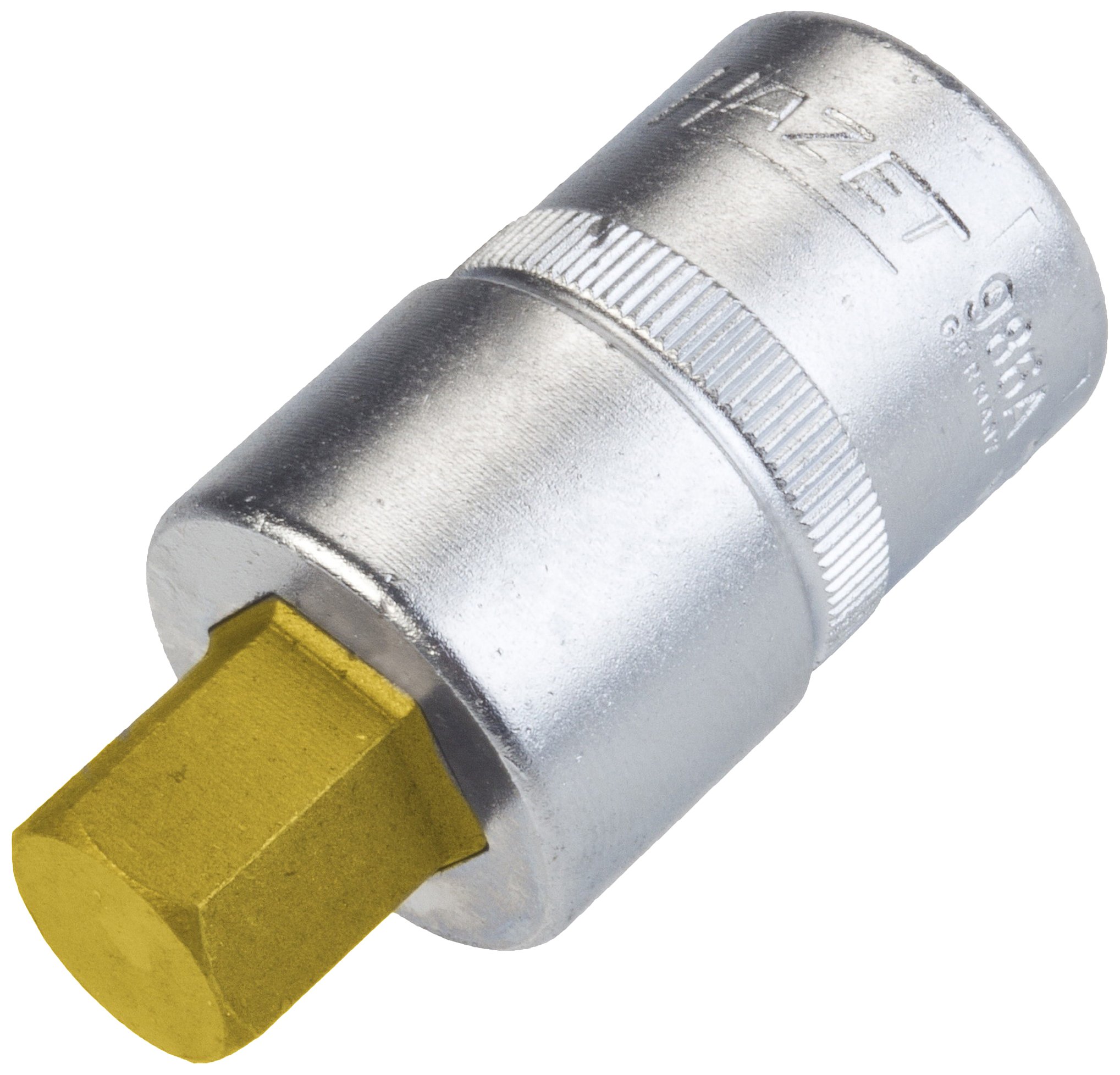 HAZET 986A-1/2 Hexagon Profile Screwdriver Socket - CVD-Tin Coated