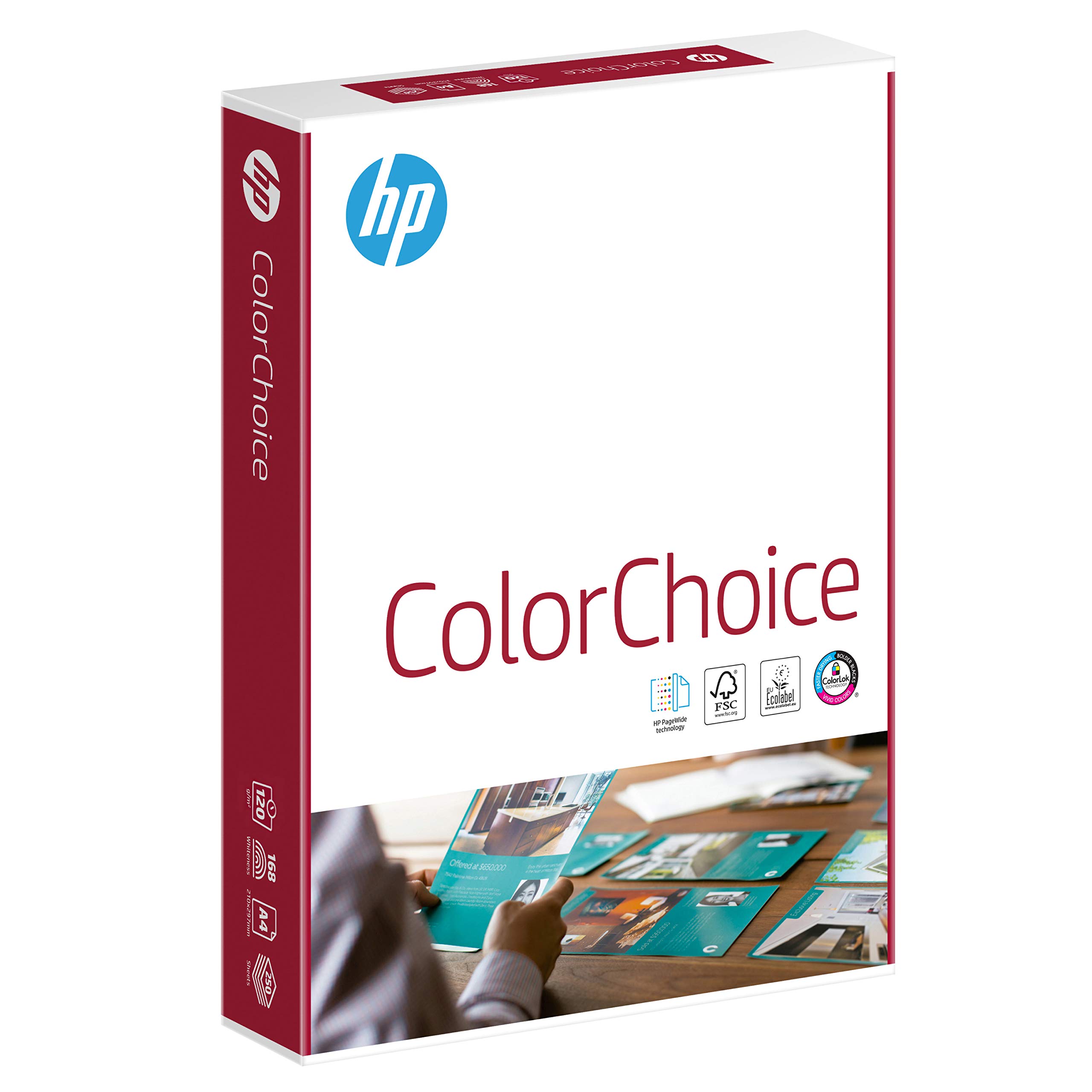 HP Papers Colour Laser A4, 250 sheets, White