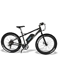 Emojo Wildcat Electric Bike Mountain 26 inch Fat Tire Electric Power Bicycle, with 500W Motor and Removable 48V 10.4AH Lithium Battery