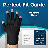 iMedic Arthritis Gloves for Men Women Large Fingerless Compression Gloves view 5