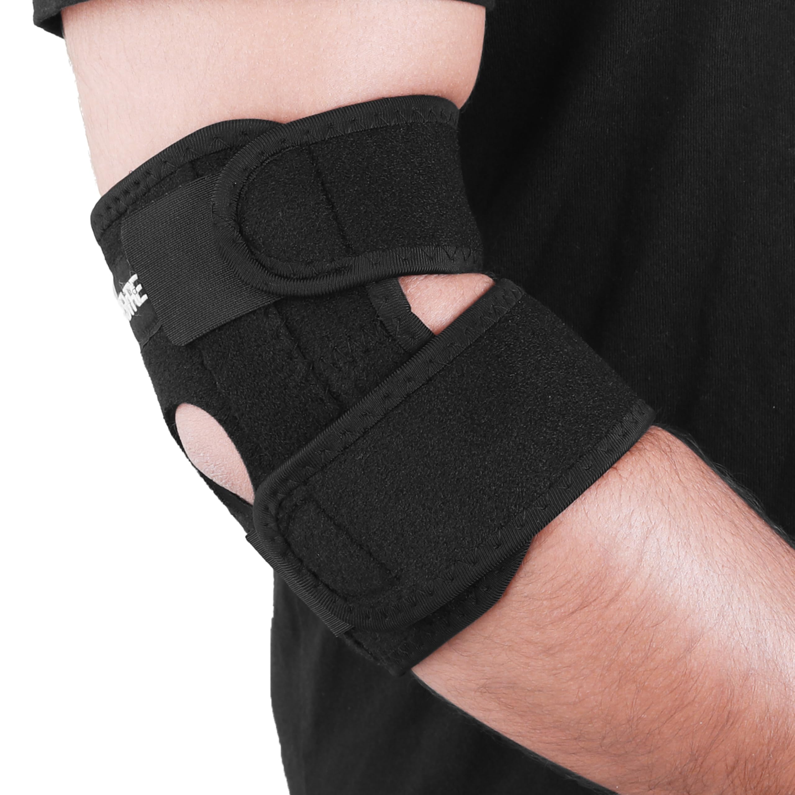 ETSYRE Tennis Elbow Support Strap for Arthritis, Breathable Forearm Support for Men, Women & Golfers–Neoprene Elbow Brace for Tendonitis, Weightlifting & Joint Pain-Elbow Splint with Adjustable Strap