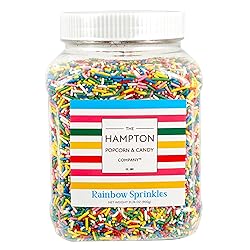 Rainbow Sprinkles Jimmies 1.98 Pounds