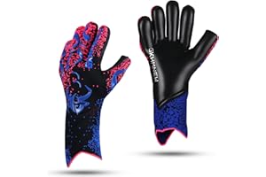 GKHMNEW Soccer Goalkeeper Goalie Gloves Kids Youth and Adult Provide Extreme Strong Control and Grip, Breathable and Comfortable Soccer Gloves,High Performance Goalkeeper Glove Equipment
