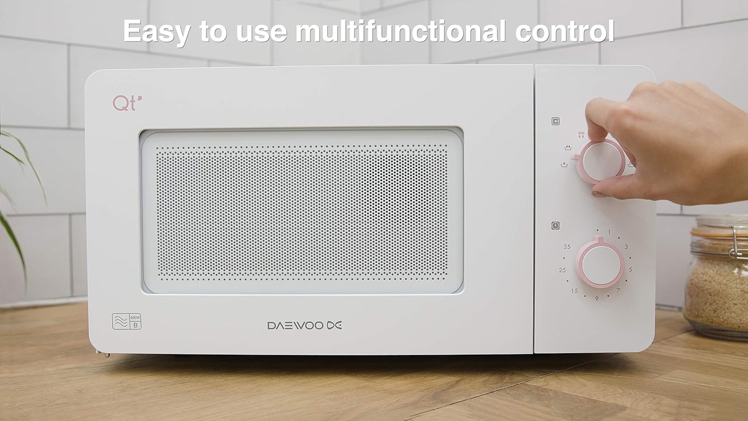 Combi Microwaves (grill and oven) Daewoo QT3R Compact Manual Control