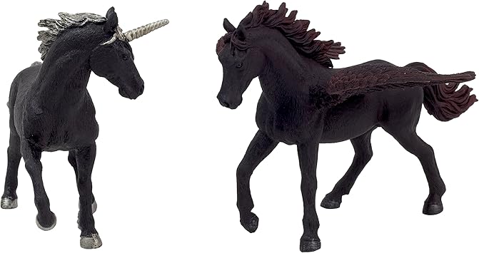 black unicorn toy