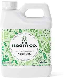 Neem Oil, 100% Organic & Pure (32 oz) - Cold Pressed Neem Seed Oil With High Azadirachtin Content
