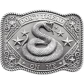 GRAERRY Cowboy Belt Buckle for Men Women Vintage Rodeo Texas Map 1836 Longhorn bull Western Belt Buckles