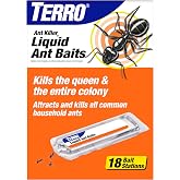 TERRO Liquid Ant Killer Bait Stations, 18-Count, Indoor Ant Traps, T300-3SR | Borax Formula, Kills the Queen &amp; the Entire Colony, Liquid Ant Baits Indoor, Kills Household Ants, Indoor Use