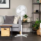Russell Hobbs 16 Inch Pedestal Fan White 3 Speed Adjustable Height RHPPF1621 view 2
