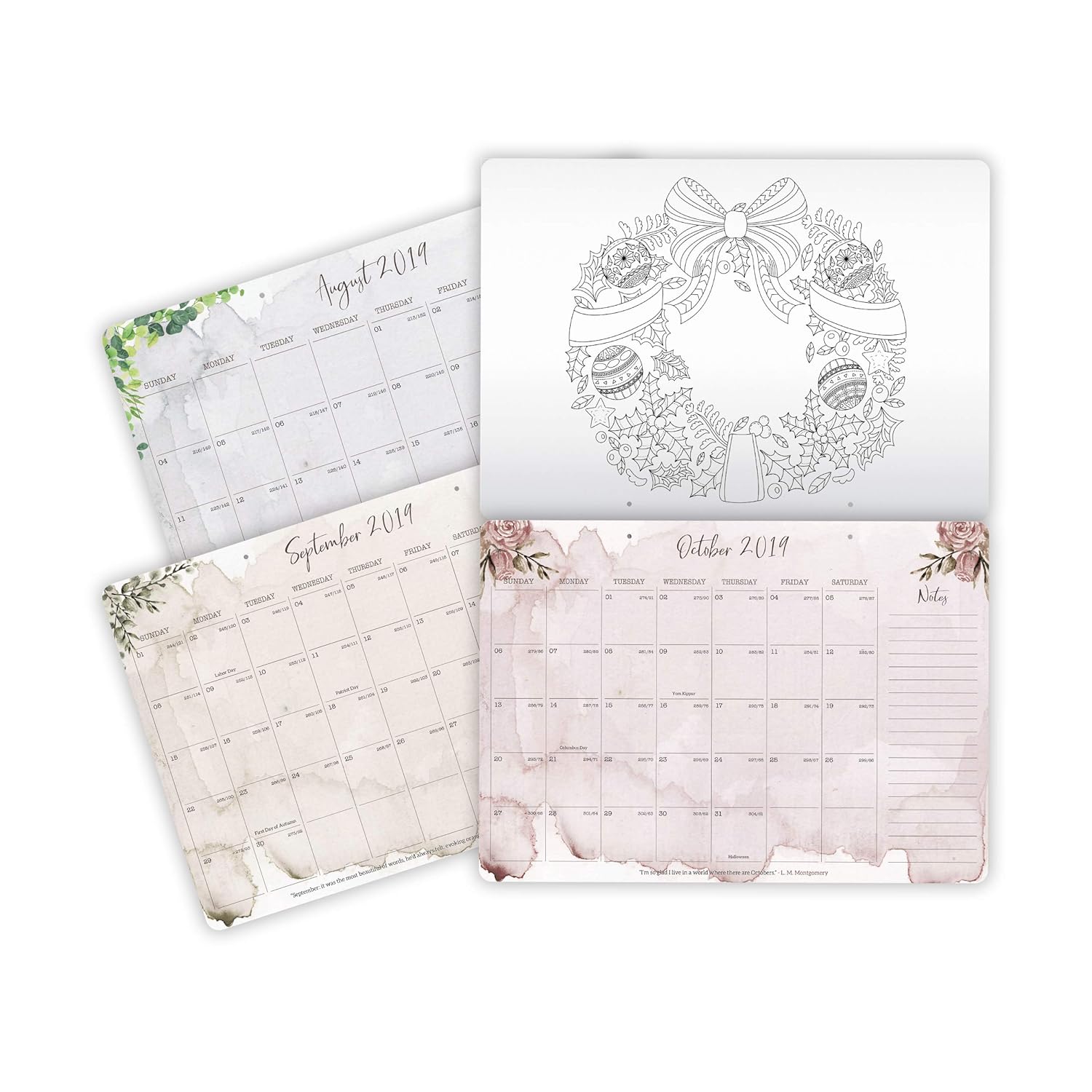 Best 2018 desk calendar 17 month