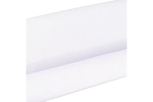 letsinstyle 14 Count Cross Stitch Fabric, 17 x 19 Inch Mesh Blank White Aida Cloth, Cross Stitch Embroidery Sheet for Adults 