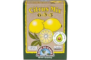 Down To Earth All Natural Fertilizers Organic Citrus Mix - Plant Food for Lemons, Limes, Oranges and Avocados 6-3-3, 1 lb