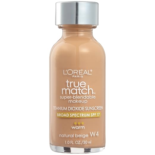 L'Oréal Paris True Match Super-Blendable Makeup, Natural Beige, 1 fl. oz.