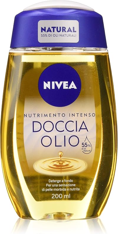NIVEA Shower Oil Natural Oil Intense Nutrition 6x200ml Nourishing Body Wash