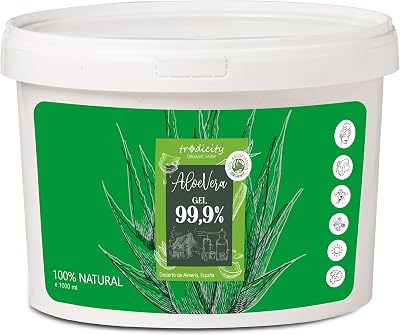tradicity ORGANIC FARM 100% Pure Aloe Vera Gel 1000ml Firming Moisturiser Face