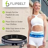 FlipBelt Zipper Running Belt for Phone and Small Accessories view 5