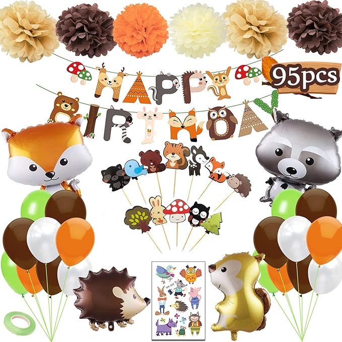 Zonon Pieces Woodland Animals Ornaments Woodland Baby Shower Decorations Animals Crafts Kit For Children Fun Forest Woodland Creatures Game Diy Woodland Animals Party Handicraft Easter Craft Kits Arts Crafts Craft